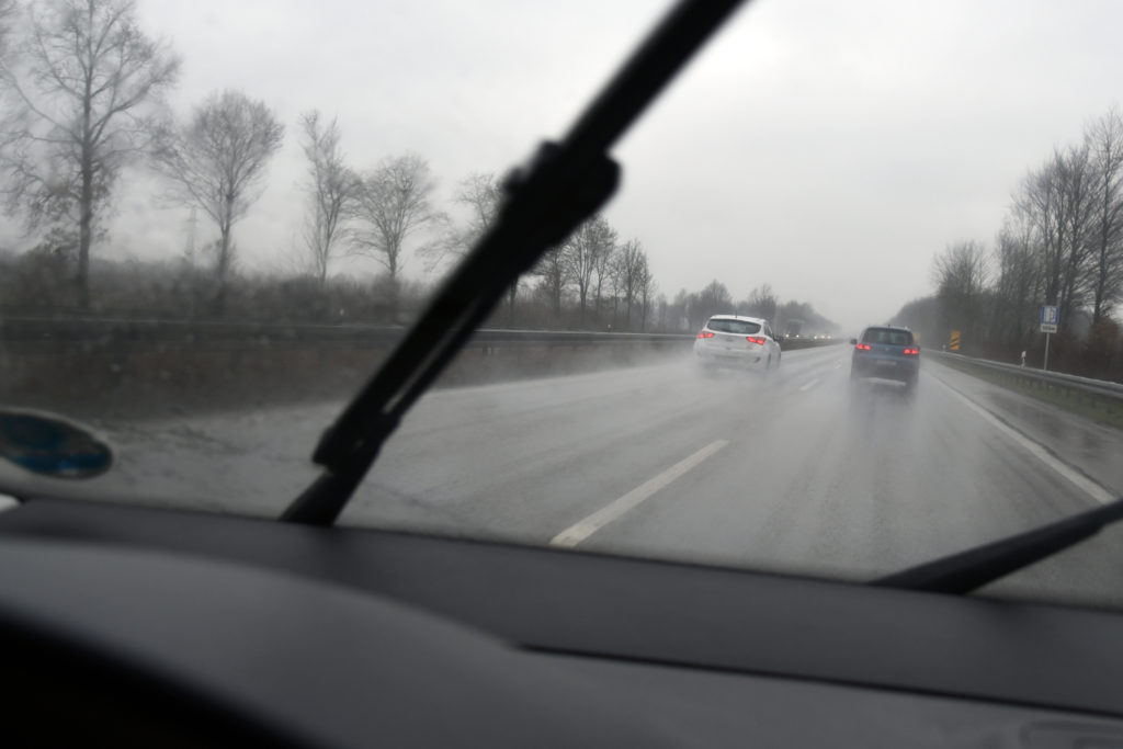 Aquaplaning beachten