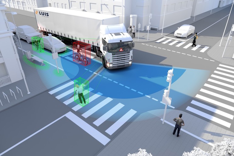 Abbiegeassistent von LUIS Technology besteht Fahrtests