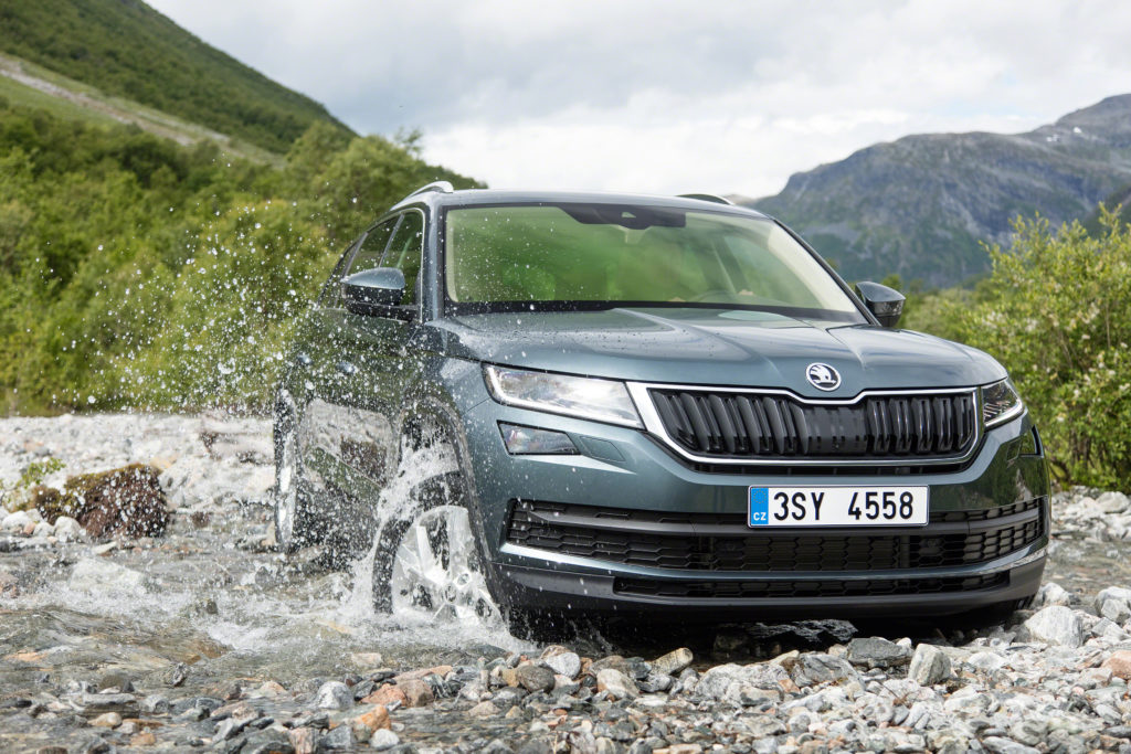 SKODA KODIAQ, OCTAVIA COMBI SCOUT und SUPERB, die "Allradautos des Jahres"