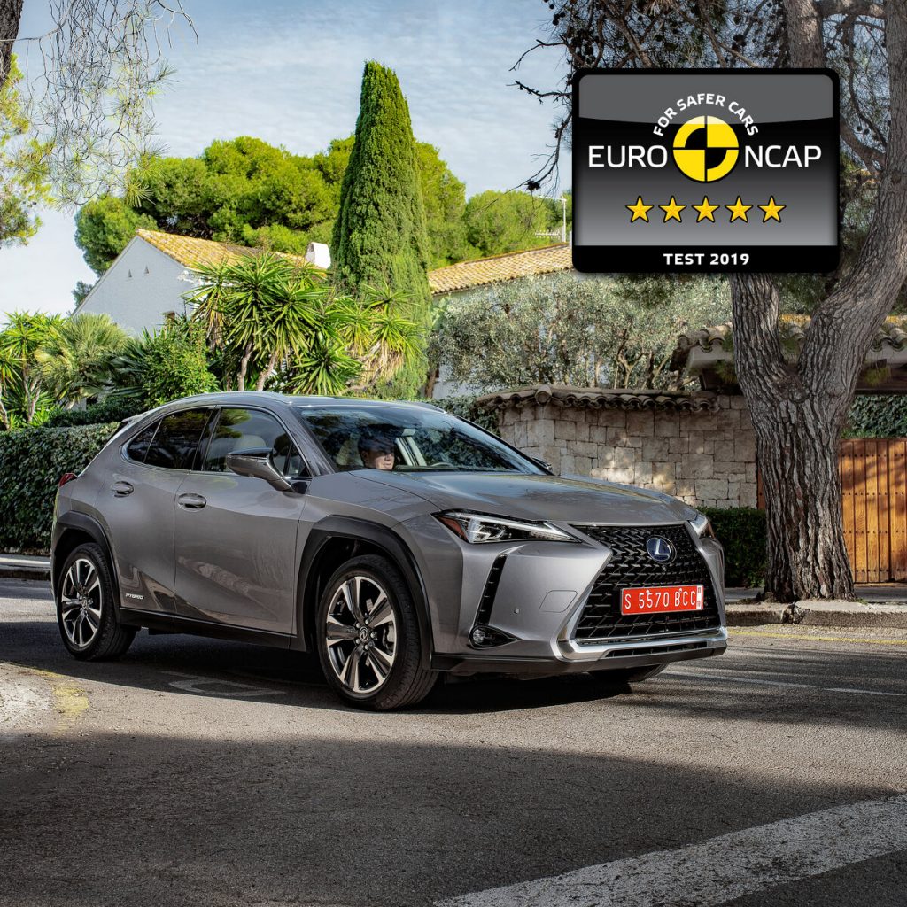 Lexus UX mit fünf Sternen im Euro NCAP Crashtest