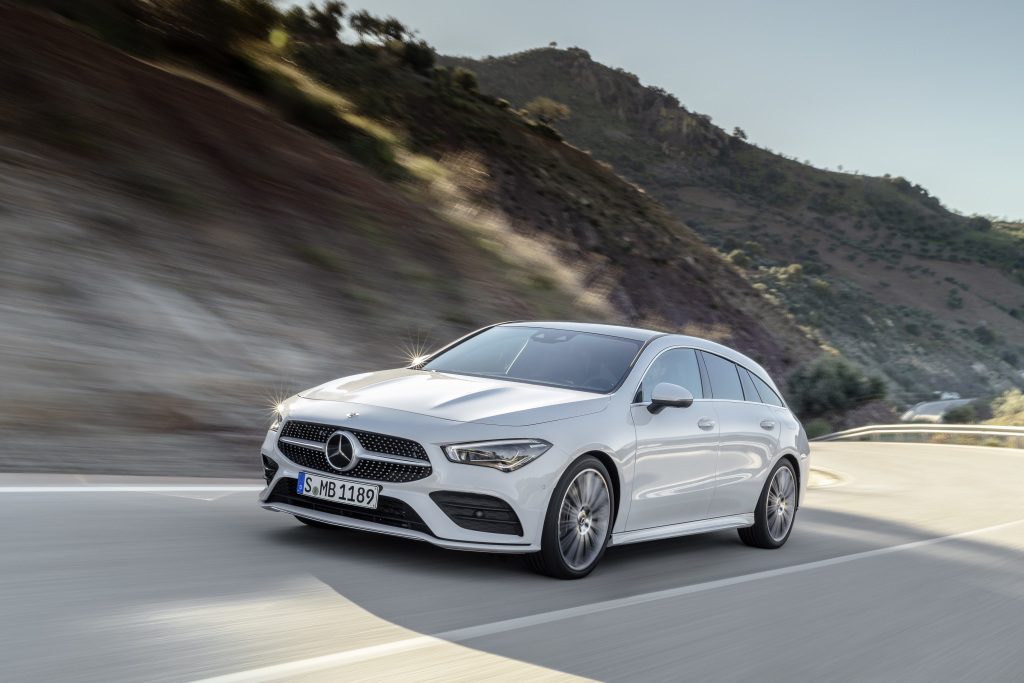 Mercedes-Benz CLA Shooting Brake, X118, 2019, AMG-Line, Exterieur, digitalweiß